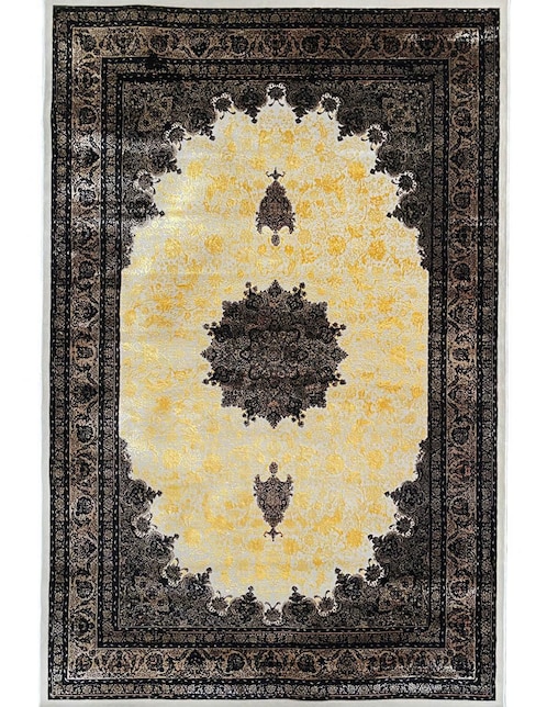 Tapete Thera Rugs Kian Tabriz Gold Dumas Silk Bambu
