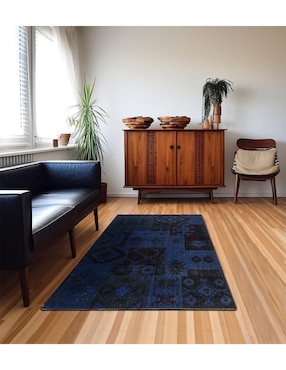 Tapete Farzin Stone Patch Azul