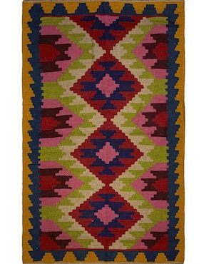 Tapete Thera Rugs Kilim Escarabajo Amarillo