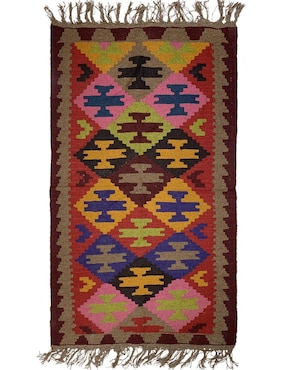 Tapete Thera Rugs Kilim Escudo Terracota