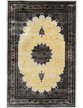 Tapete Para áreas Múltiples Thera Rugs Kian Tabriz Gold Dumas Silk Bambu