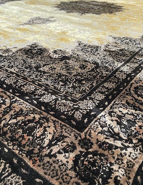 Tapete Thera Rugs Kian Tabriz Gold Dumas Silk Bambu