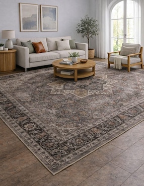 Tapete Saffron Looms Mocha Medallion