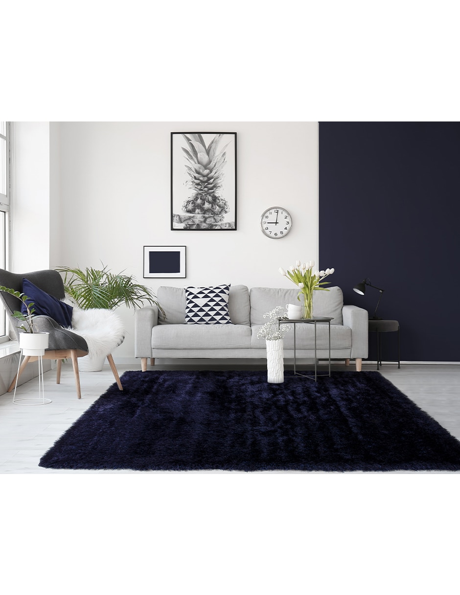 TAPETE ATLA, 340 X 240 CM, AZUL MARINO