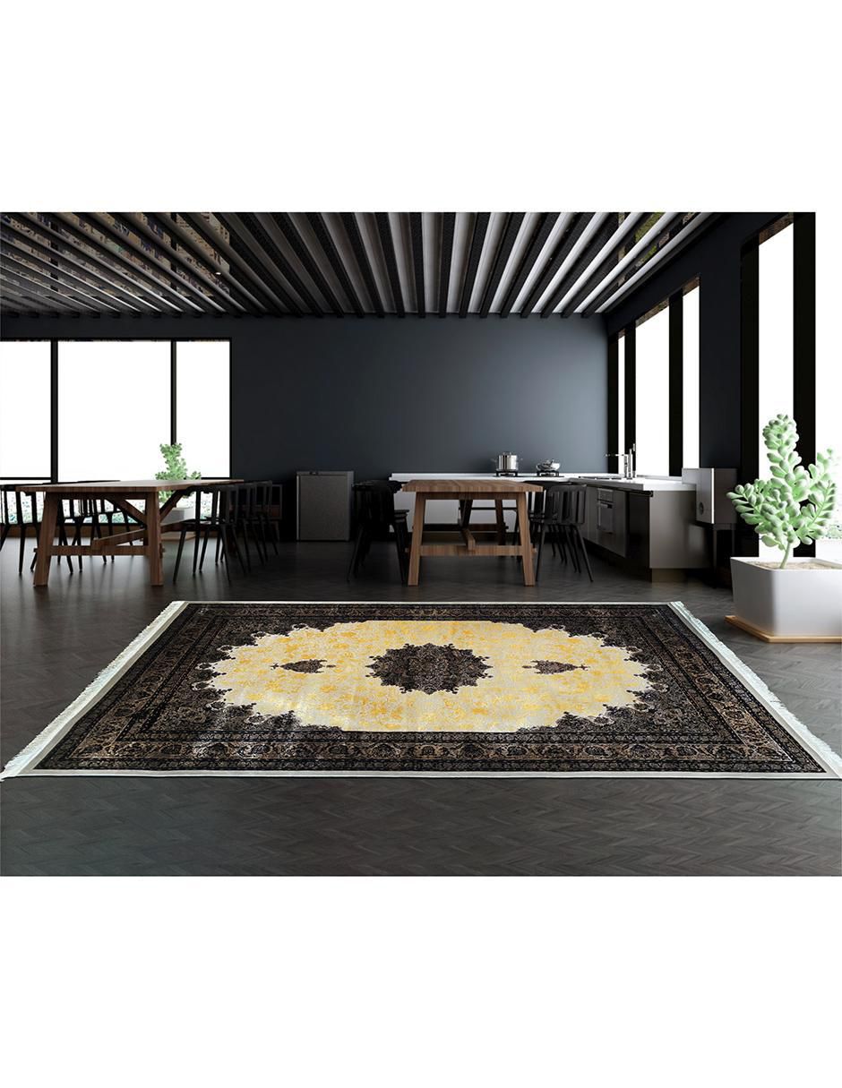 Tapete Kian Tabriz Gold Dumas Silk Bambu 2