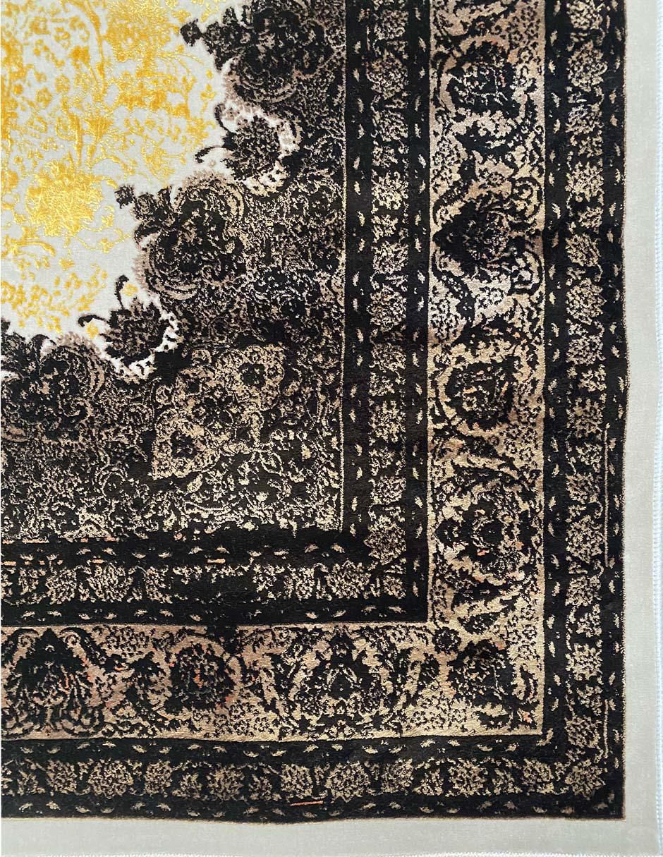 Tapete Kian Tabriz Gold Dumas Silk Bambu 6
