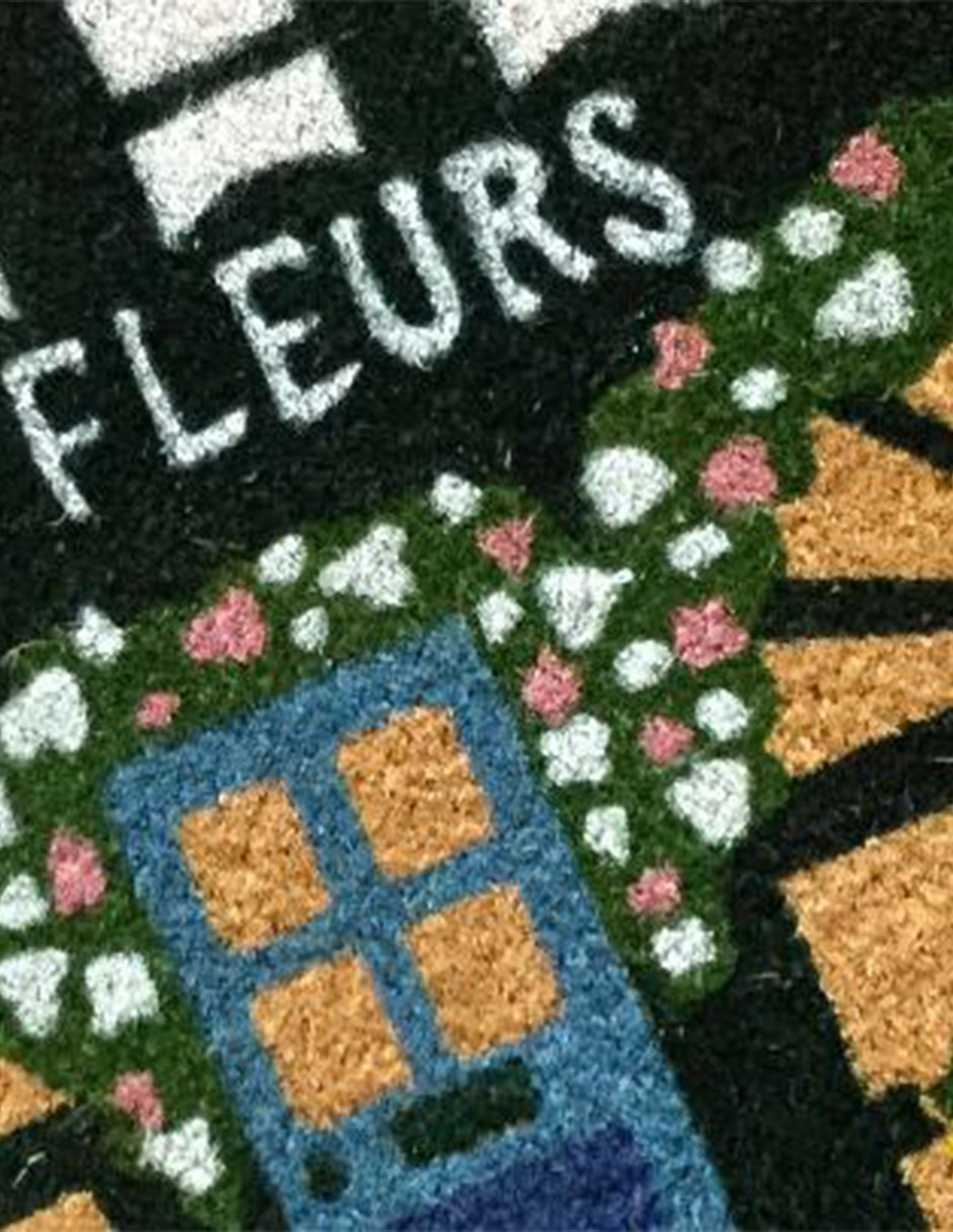 Tapete para exterior Fleurs 2
